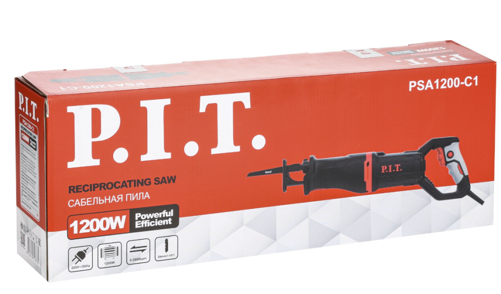 Пила сабельная P.I.T. PSA1200-C1 – фото №1 Пила сабельная P.I.T. PSA1200-C1 – №1