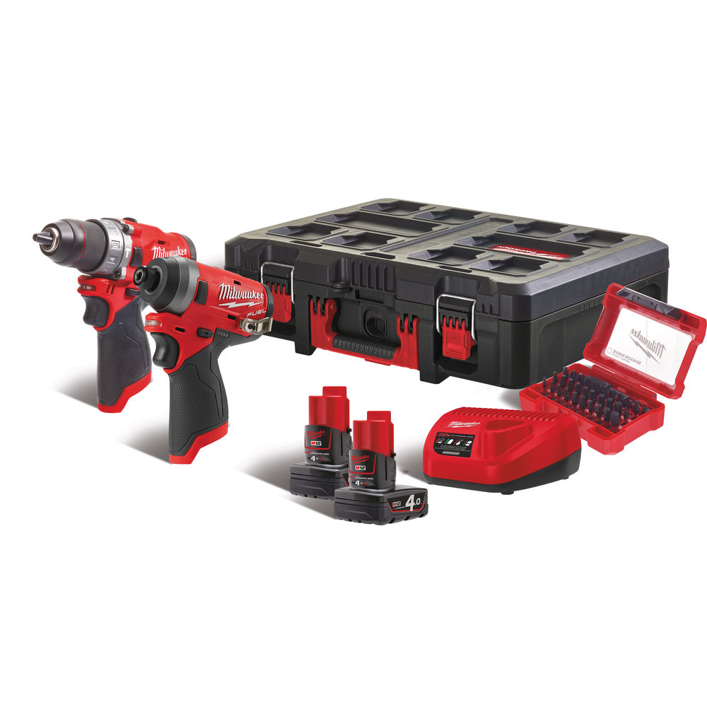 Набор инструментов Milwaukee M12 FPP2A-402P – фото №1 Набор инструментов Milwaukee M12 FPP2A-402P – №1