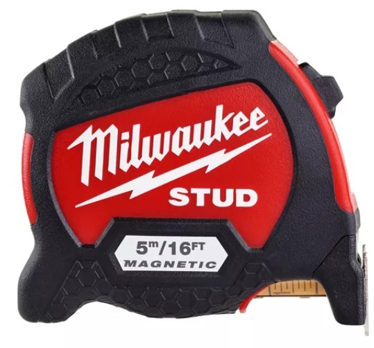 Рулетка Milwaukee STUD GEN II 5 м/16 (футовая) – фото №1 Рулетка Milwaukee STUD GEN II 5 м/16 (футовая) – №1