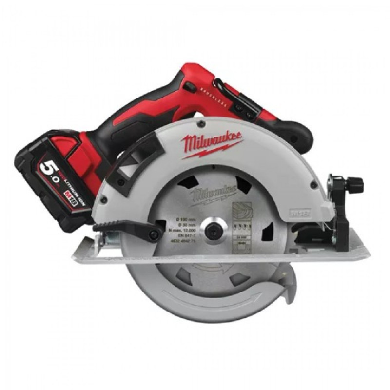 Аккумуляторная циркулярная пила Milwaukee M18 BLCS66-502X (Li-Ion 5Ач) – фото №1 Аккумуляторная циркулярная пила Milwaukee M18 BLCS66-502X (Li-Ion 5Ач) – №1