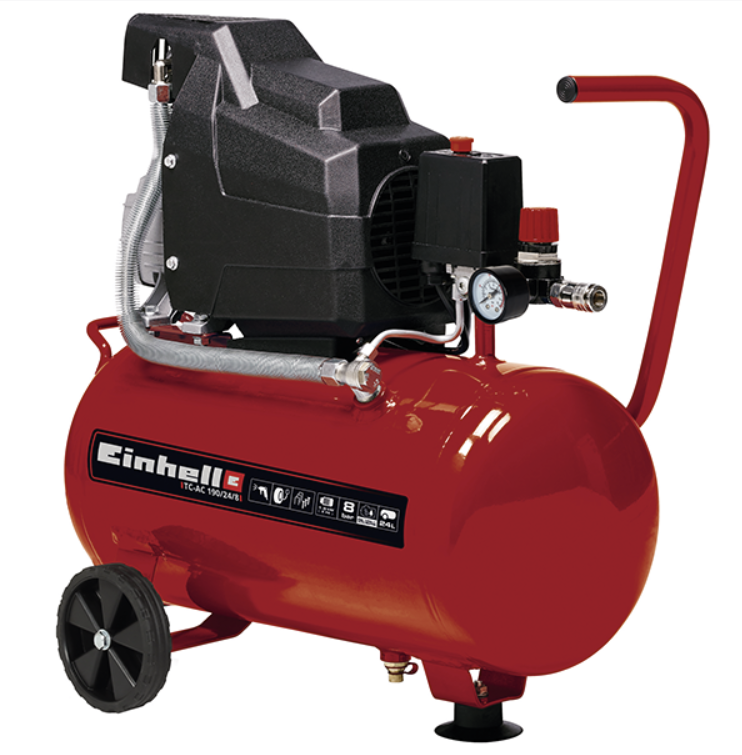 Компрессор Einhell TC-AC 190/24/8 Kit – фото №1 Компрессор Einhell TC-AC 190/24/8 Kit – №1