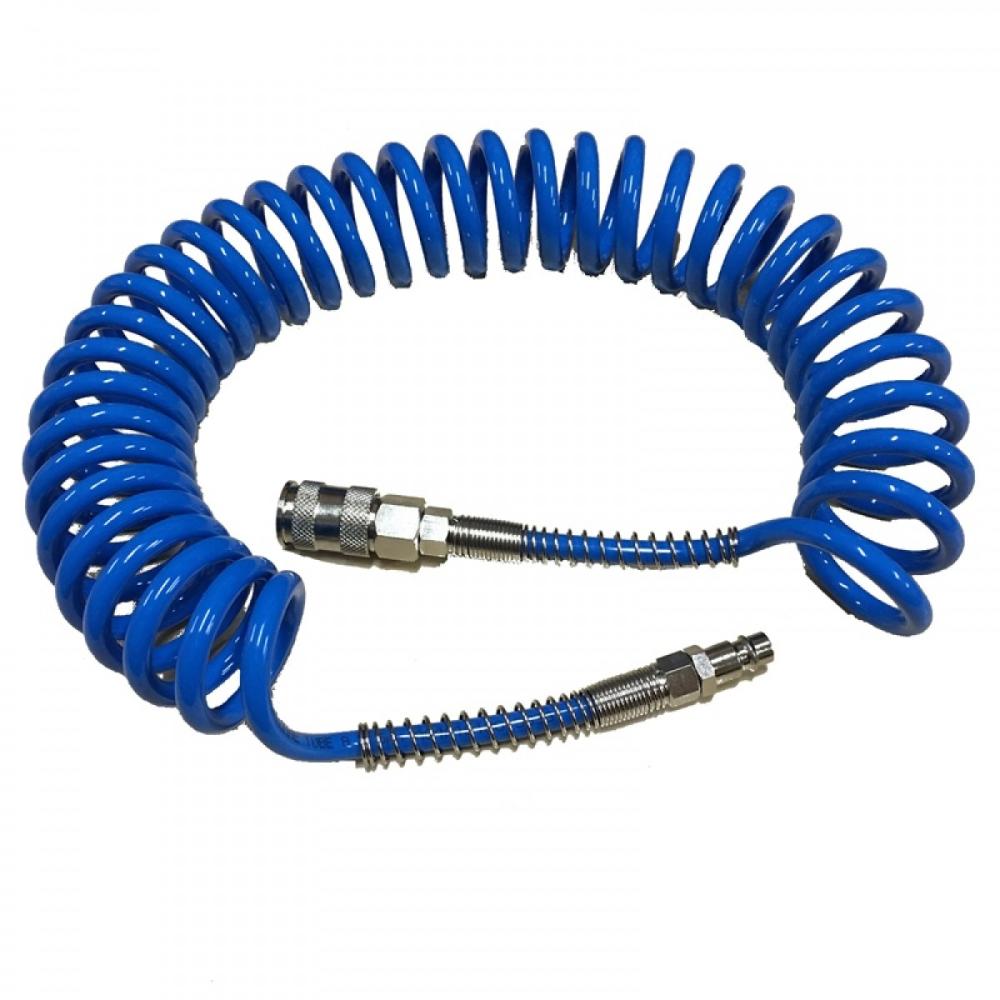 Шланг для компрессора спиральный Trusty 5x8 мм/ 5 м – №1