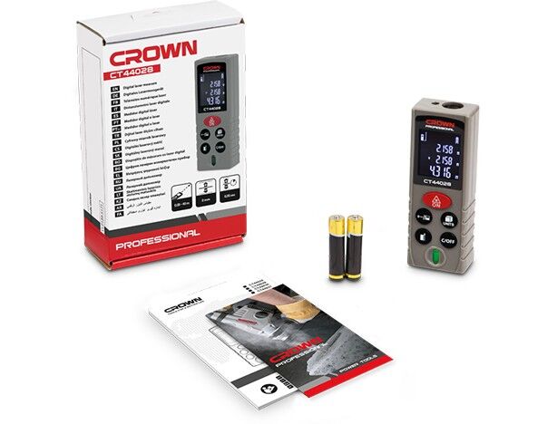 Лазерный дальномер Crown CT44028 – №1
