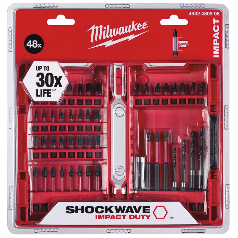 Набор бит Milwaukee Shockwave (48 шт) – №1