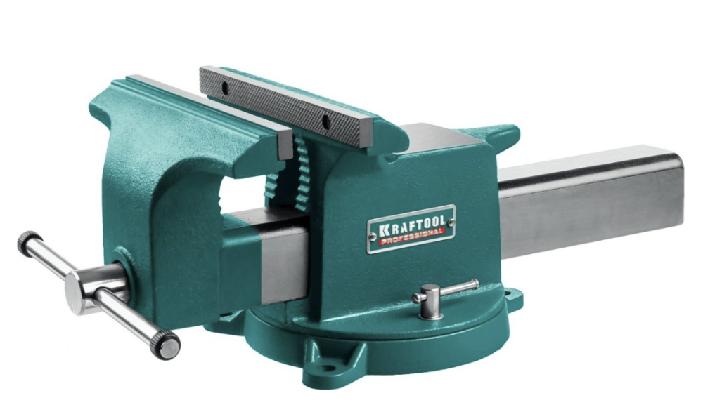 Тиски слесарные Kraftool Steel 150 мм стальные – №1
