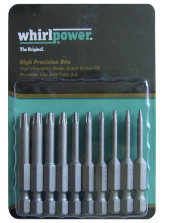 Набор бит WhirlPower TX 50 мм (10 шт) – фото №1 Набор бит WhirlPower TX 50 мм (10 шт) – №1