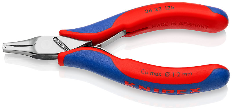 Плоскогубцы Knipex 125 мм, монтажные для электроники (3622125) – фото №1 Плоскогубцы Knipex 125 мм, монтажные для электроники (3622125) – №1