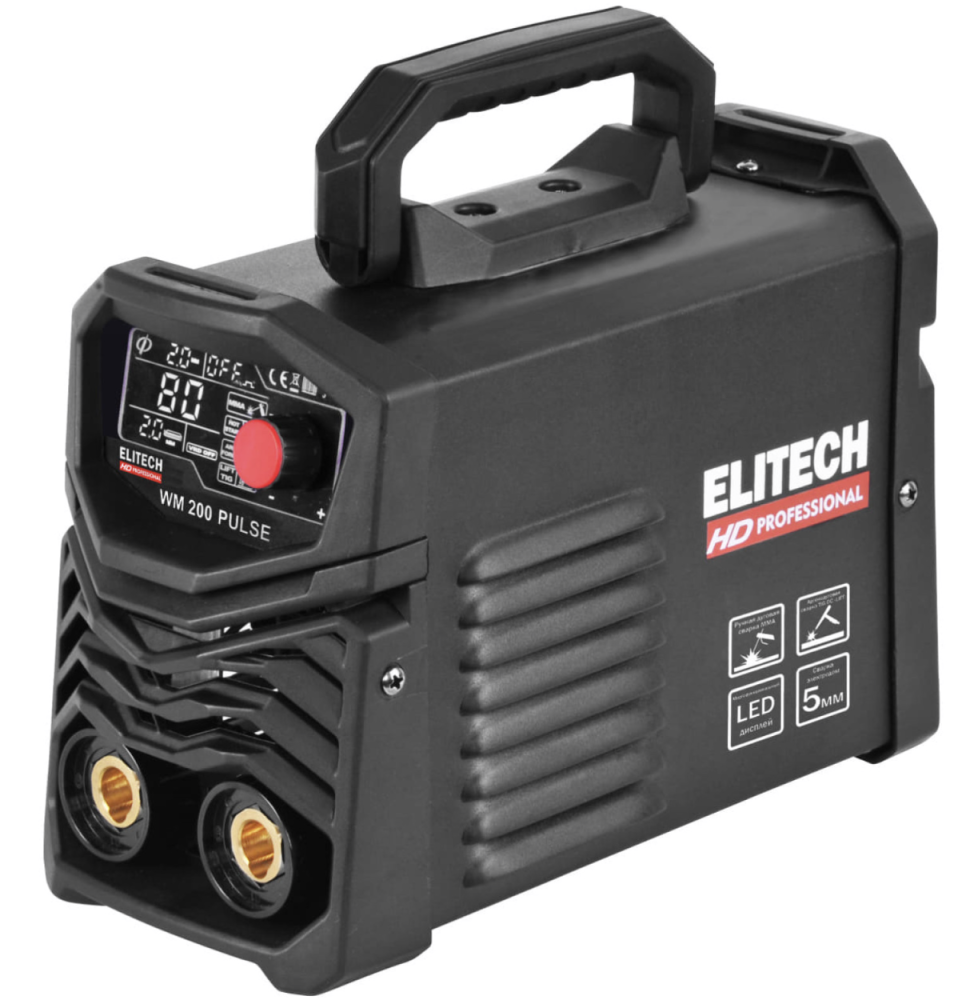 Сварочный аппарат Elitech HD WM 200 Pulse – фото №1 Сварочный аппарат Elitech HD WM 200 Pulse – №1