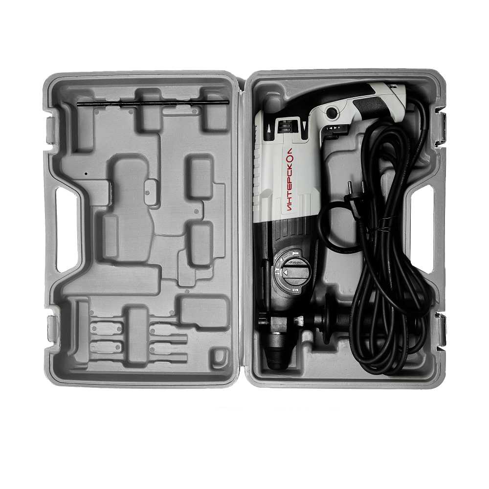 Перфоратор Интерскол П-26/800ЭР SDS+ в кейсе – №4