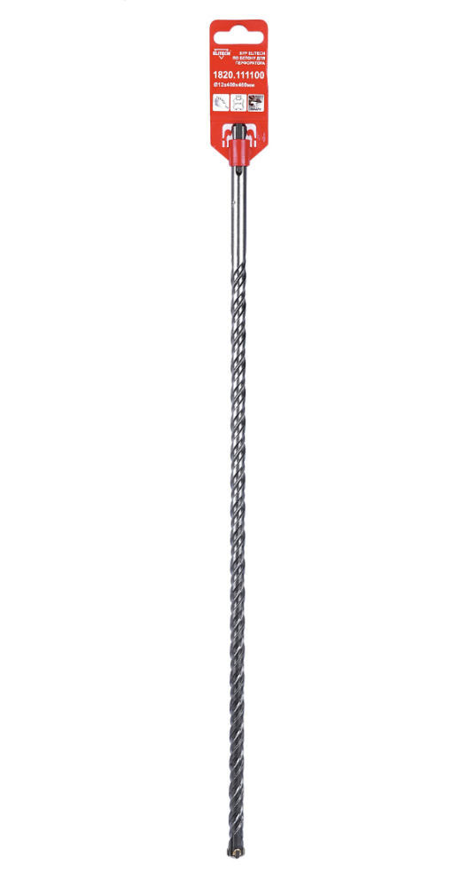 Бур крестовой SDS+ Elitech 12х460/400 мм – фото №1 Бур крестовой SDS+ Elitech 12х460/400 мм – №1