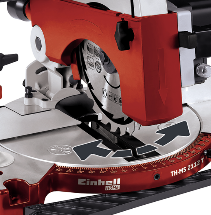 Пила торцовочная с площадкой Einhell TC-MS 2112 T – №2