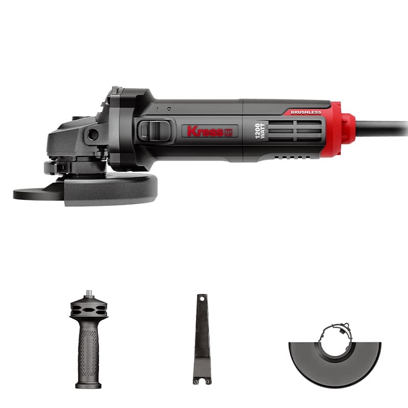 УШМ Kress KUS26 1200 Вт, 125 мм с бесщеточным двигателем – фото №2 УШМ Kress KUS26 1200 Вт, 125 мм с бесщеточным двигателем – №2