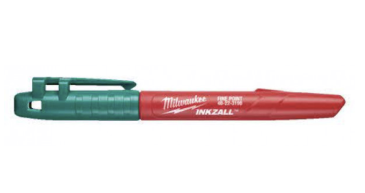 Маркер строительный Milwaukee Inkzall 1 мм, тонкий, зеленый – фото №1 Маркер строительный Milwaukee Inkzall 1 мм, тонкий, зеленый – №1