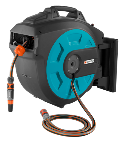 Шланг настенный автоматический на катушке Gardena Comfort 35 м – №1