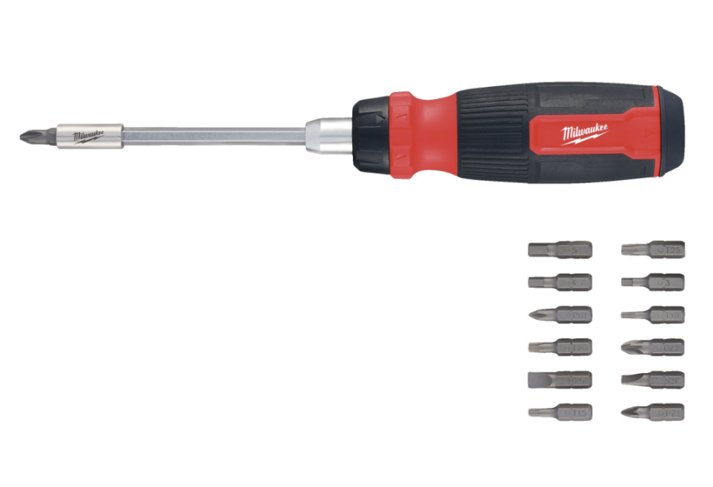 Отвертка универсальная Milwaukee 14-в-1 с трещоткой – №3