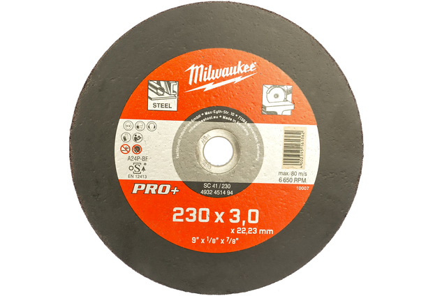 Диск по металлу Milwaukee 230х3х22 – №1