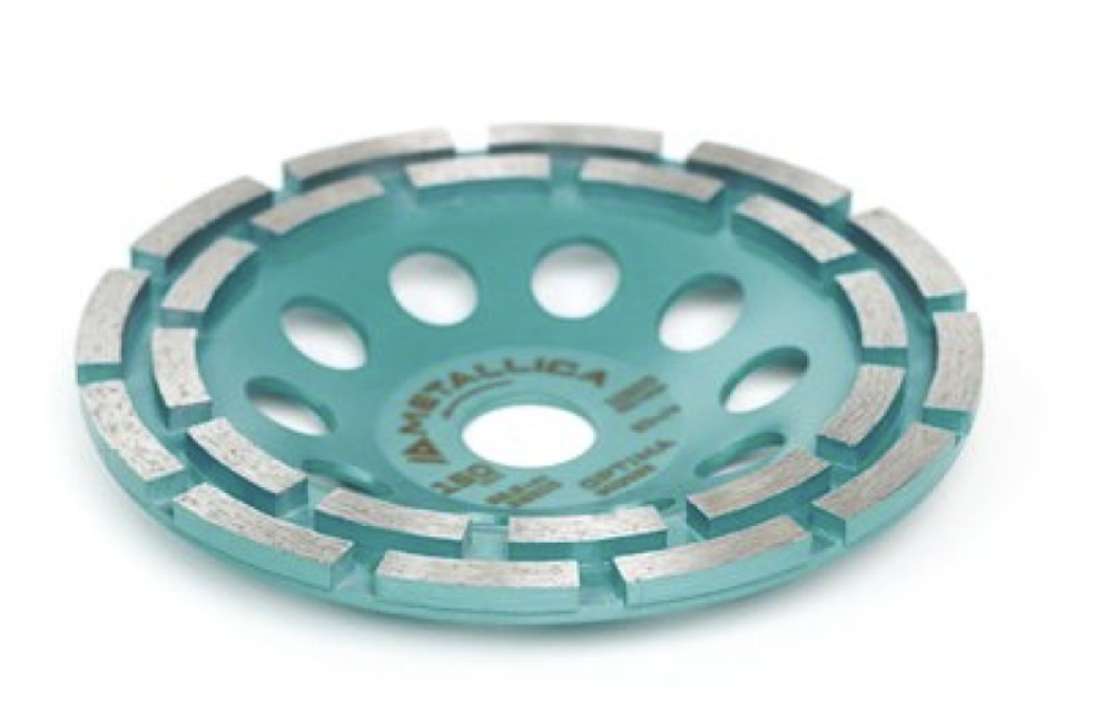 Чаша алмазная Metallica Optima 150x22,2 мм сегментная 2-рядная – №1