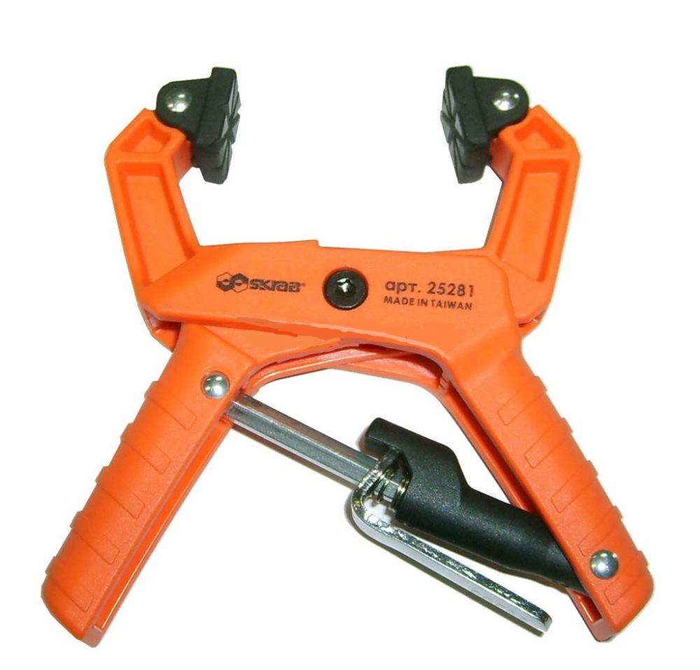 Струбцина-зажим быстрозажимная Skrab 130x38 мм (25281) – №1