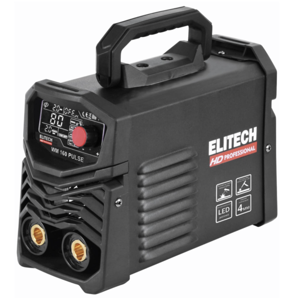 Сварочный аппарат Elitech HD WM 160 Pulse – фото №1 Сварочный аппарат Elitech HD WM 160 Pulse – №1