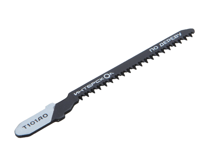 Пилка для лобзика Интерскол 76х50х1,27 мм, криволинейный рез (1 шт) – №1
