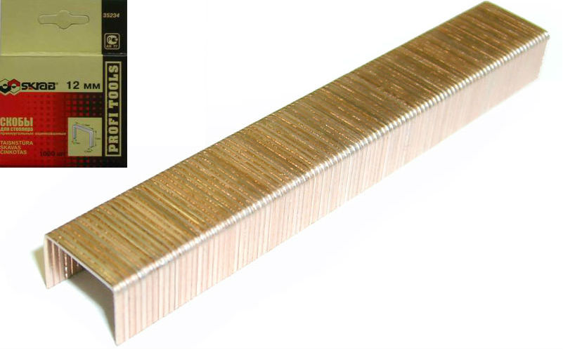 Скобы для степлера Skrab 53/12 мм (1000 шт) – №1