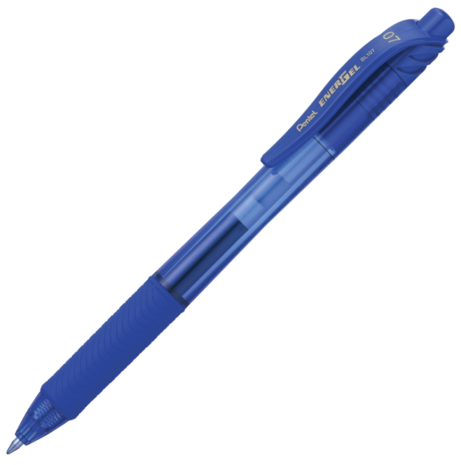 Ручка гелевая автоматическая Pentel Energel-X 0,7 мм, синяя – фото №1 Ручка гелевая автоматическая Pentel Energel-X 0,7 мм, синяя – №1