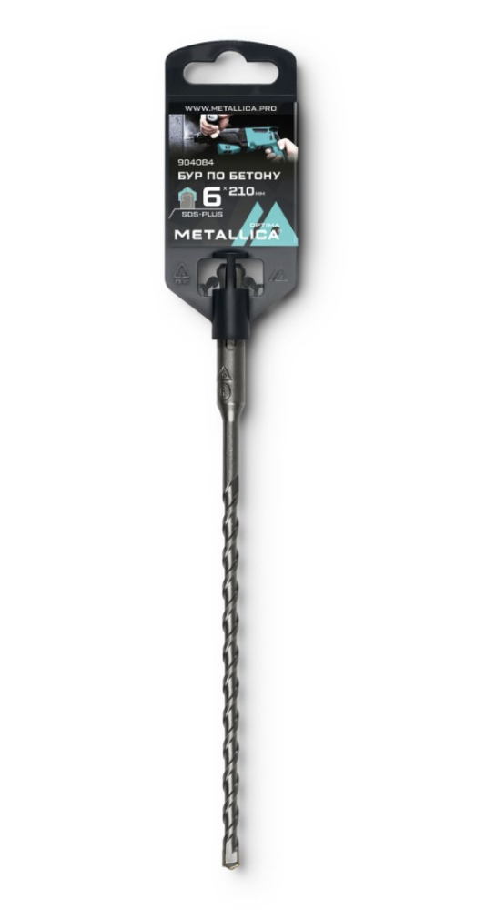 Бур SDS+ Metallica Optima 6х210/150 мм – фото №1 Бур SDS+ Metallica Optima 6х210/150 мм – №1