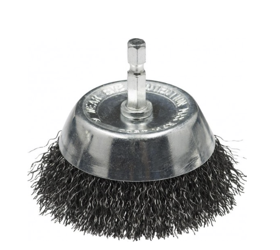 Корщетка для дрели ПрофОснастка Эксперт №616 75 мм, чашка – №1
