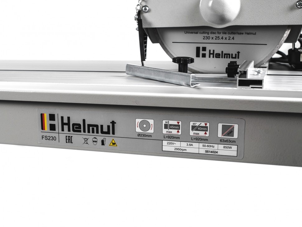 Плиткорез электрический Helmut FS230 – фото №5 Плиткорез электрический Helmut FS230 – №5