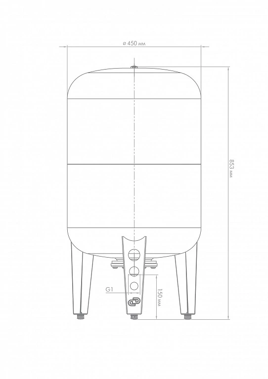 Гидроаккумулятор Джилекс ВП 100 л (7106) – №4
