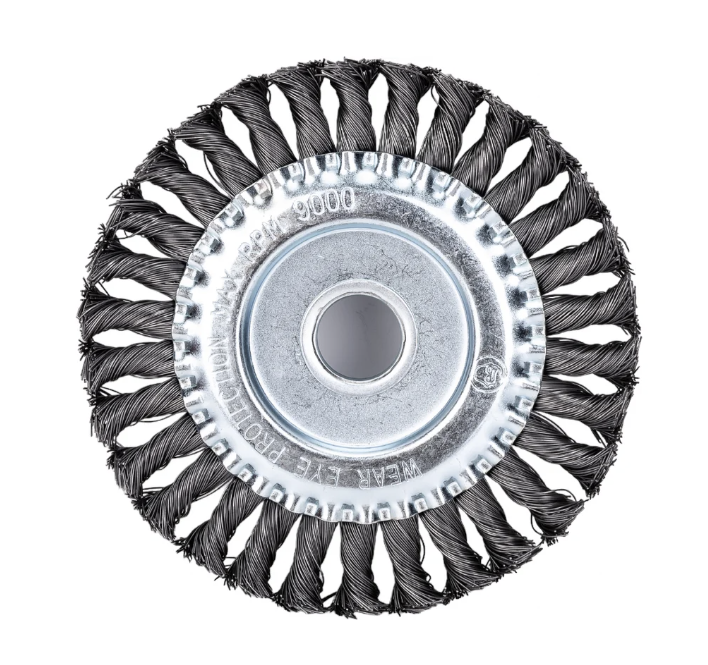 Корщетка для УШМ Elitech 150 мм, плоская, стальная – №1