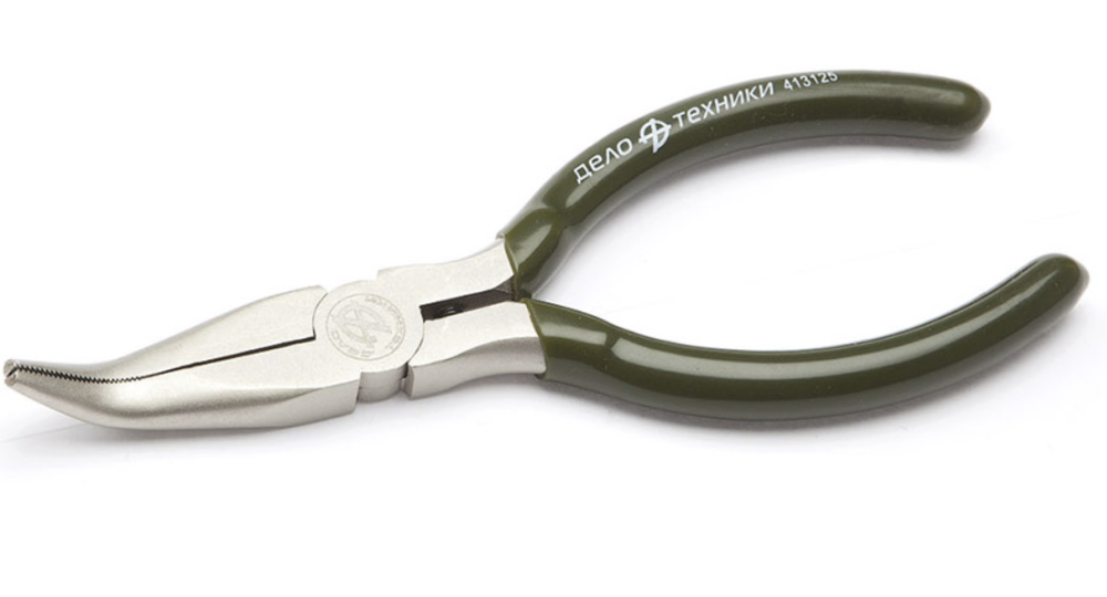 Плоскогубцы Дело Техники 125 мм, удлинённые загнутые – №1