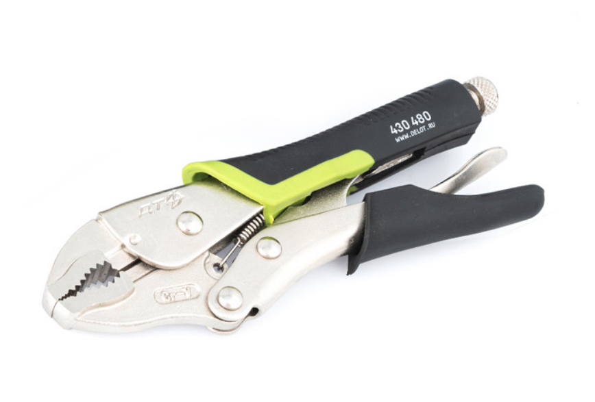 Зажим с фиксацией с полукруглым захватом Дело Техники 180 мм – №1