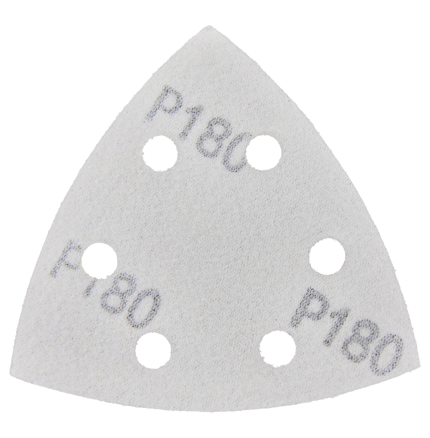 Лист шлифовальный Elitech 93х93 мм Р180, треугольный (5 шт) – №1