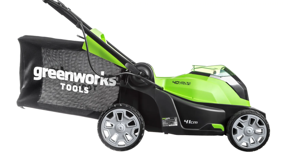 Аккумуляторная газонокосилка Greenworks G40LM41K4 (1х4,0 Ач) 2504707VB – фото №1 Аккумуляторная газонокосилка Greenworks G40LM41K4 (1х4,0 Ач) 2504707VB – №1