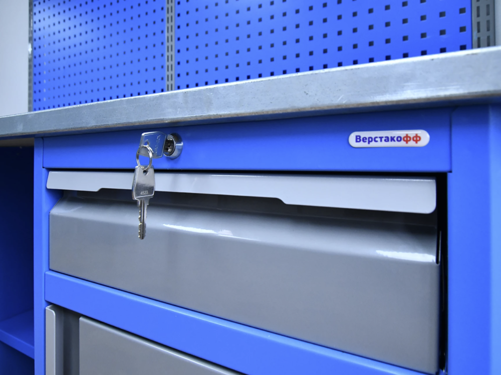 Верстак слесарный Верстакофф TNC 121.15.1 однотумбовый – №1