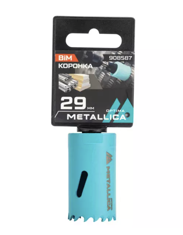 Коронка по металлу Metallica Optima 29 мм, 1/2" – фото №1 Коронка по металлу Metallica Optima 29 мм, 1/2" – №1