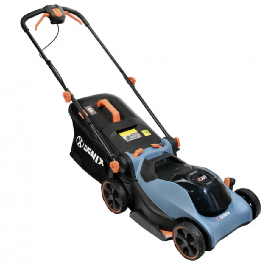Аккумуляторная газонокосилка Senix LPPX2-M1-EU (2х4,0 Ач) – фото №1 Аккумуляторная газонокосилка Senix LPPX2-M1-EU (2х4,0 Ач) – №1