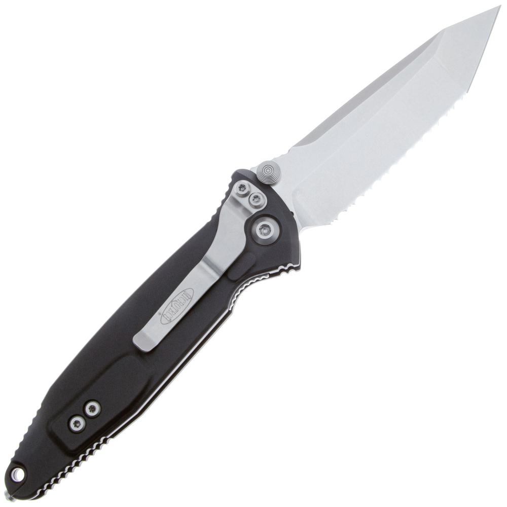 Нож Microtech Socom Elite T/E Stonewashed Serrated (161-12) – фото №1 Нож Microtech Socom Elite T/E Stonewashed Serrated (161-12) – №1