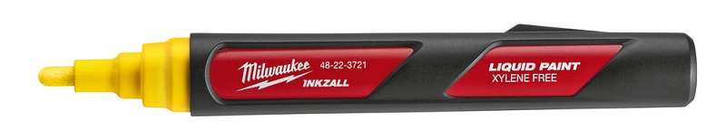 Маркер строительный Milwaukee Inkzall LP 3 мм, желтый – фото №1 Маркер строительный Milwaukee Inkzall LP 3 мм, желтый – №1