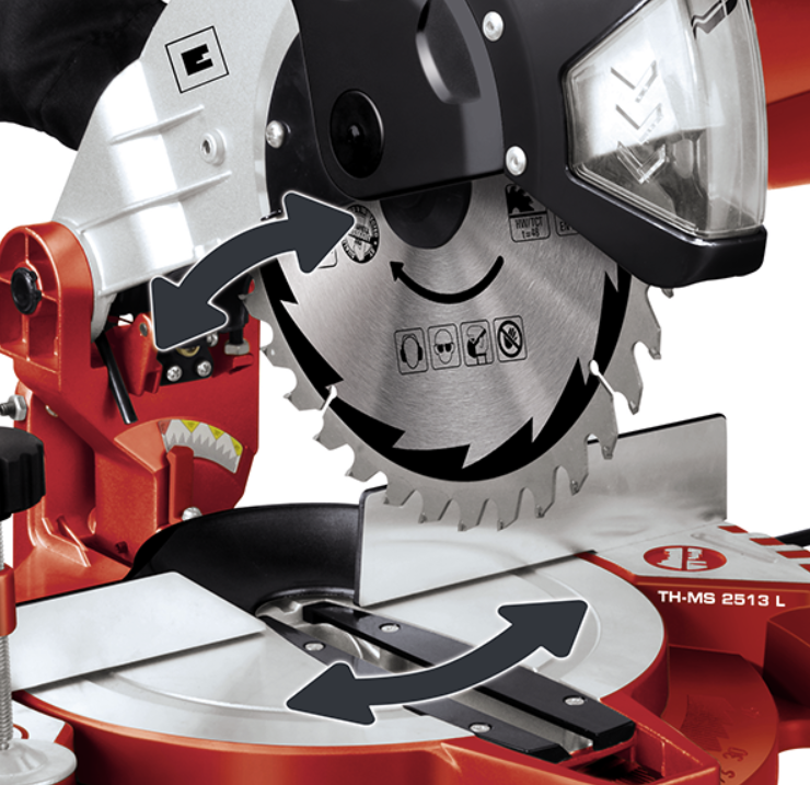 Пила торцовочная Einhell TC-MS 2513 L – №1