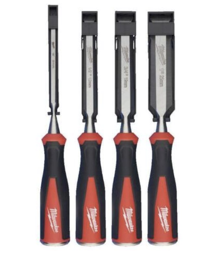 Набор стамесок плоских Milwaukee (4 шт) – №1