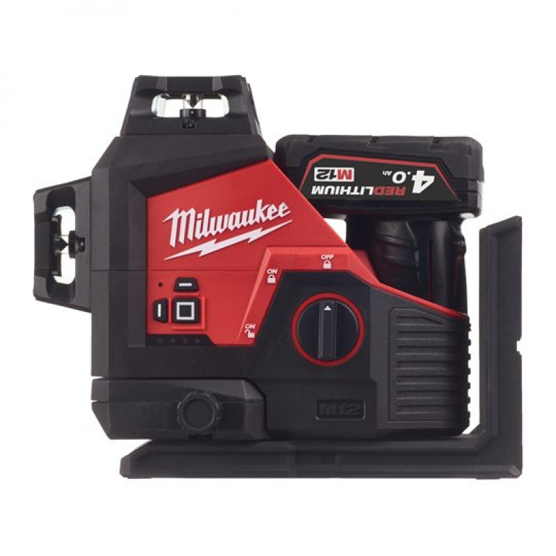 Уровень лазерный Milwaukee M12 3PL-401C (Li-Ion 4 Ач) – фото №1 Уровень лазерный Milwaukee M12 3PL-401C (Li-Ion 4 Ач) – №1