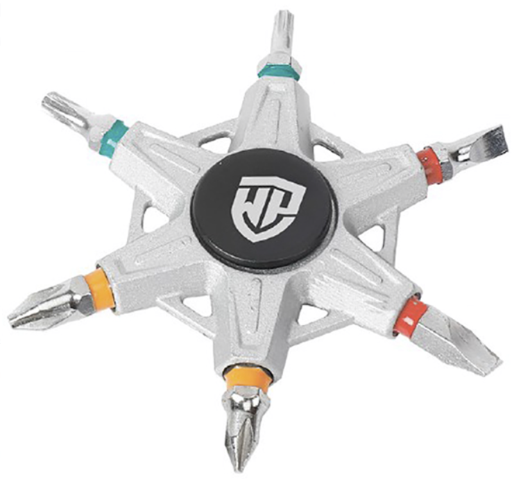 Набор бит WORKPRO Spin 6-в-1 вращающийся (WP221065) – №1