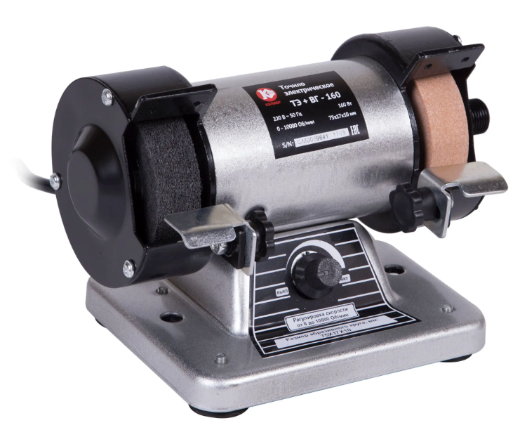 Станок заточной Калибр ТЭ+ВГ-160 (с гибким валом) – №1