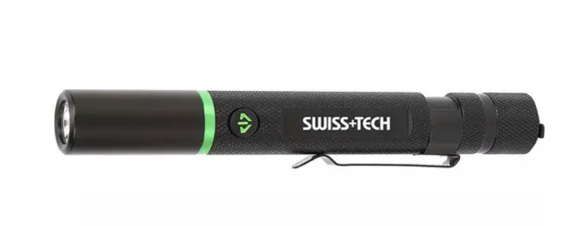 Фонарь SWISS+TECH перезаряжаемый 10440 30/10 м, алюминиевый корпус – фото №1 Фонарь SWISS+TECH перезаряжаемый 10440 30/10 м, алюминиевый корпус – №1