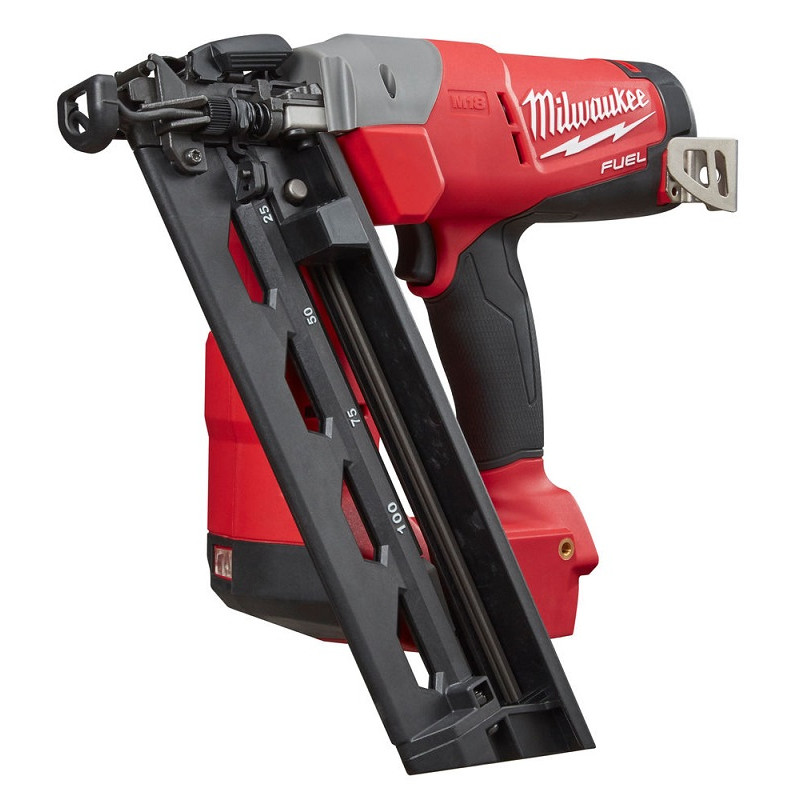 Аккумуляторный гвоздезабиватель Milwaukee M18 CN16GA-202X FUEL (2х2,0 Ач) – фото №1 Аккумуляторный гвоздезабиватель Milwaukee M18 CN16GA-202X FUEL (2х2,0 Ач) – №1