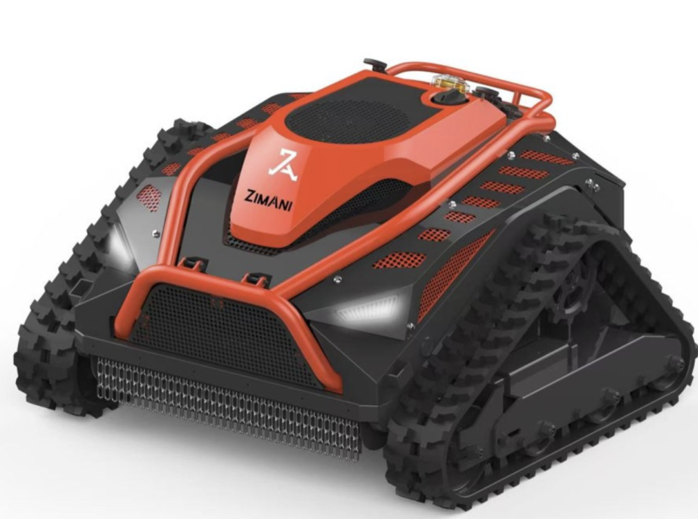 Газонокосилка бензиновая ZimAni RCM 75RH-PRO "Гром" на радиоуправлении – фото №1 Газонокосилка бензиновая ZimAni RCM 75RH-PRO "Гром" на радиоуправлении – №1