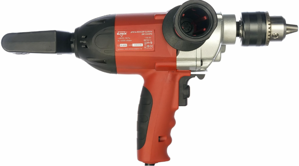 Дрель-миксер Elitech ДМ 1100РЭ – №1