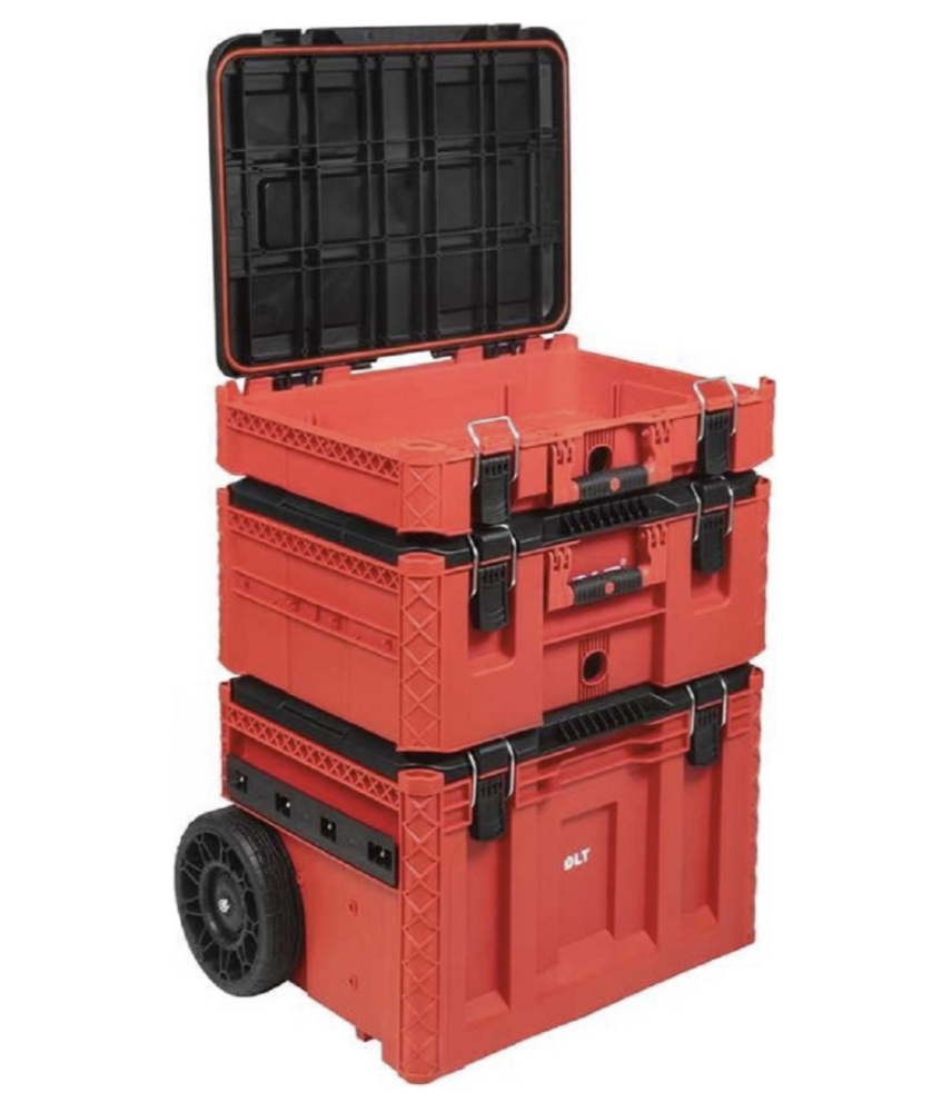 Система хранения инструментов DLT Red Pro №1 (кейс №5, кейс №4, кейс-тележка №2) – №3